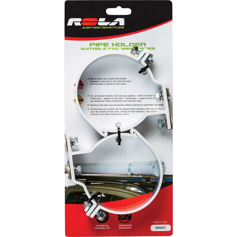 Rola Roof Rack Conduit Holder Pair 100mm 6 Rola Roof Rack Conduit Holder Pair 100mm - Image 4