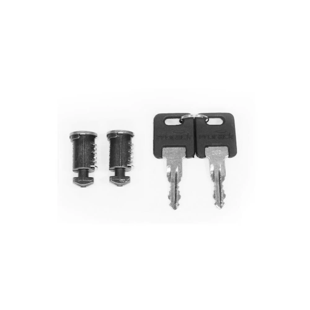 Prorack Lockset Short Barrels 2 Keys - Spare Part - SP014 3 Prorack Lockset Short Barrels 2 Keys - Spare Part - SP014