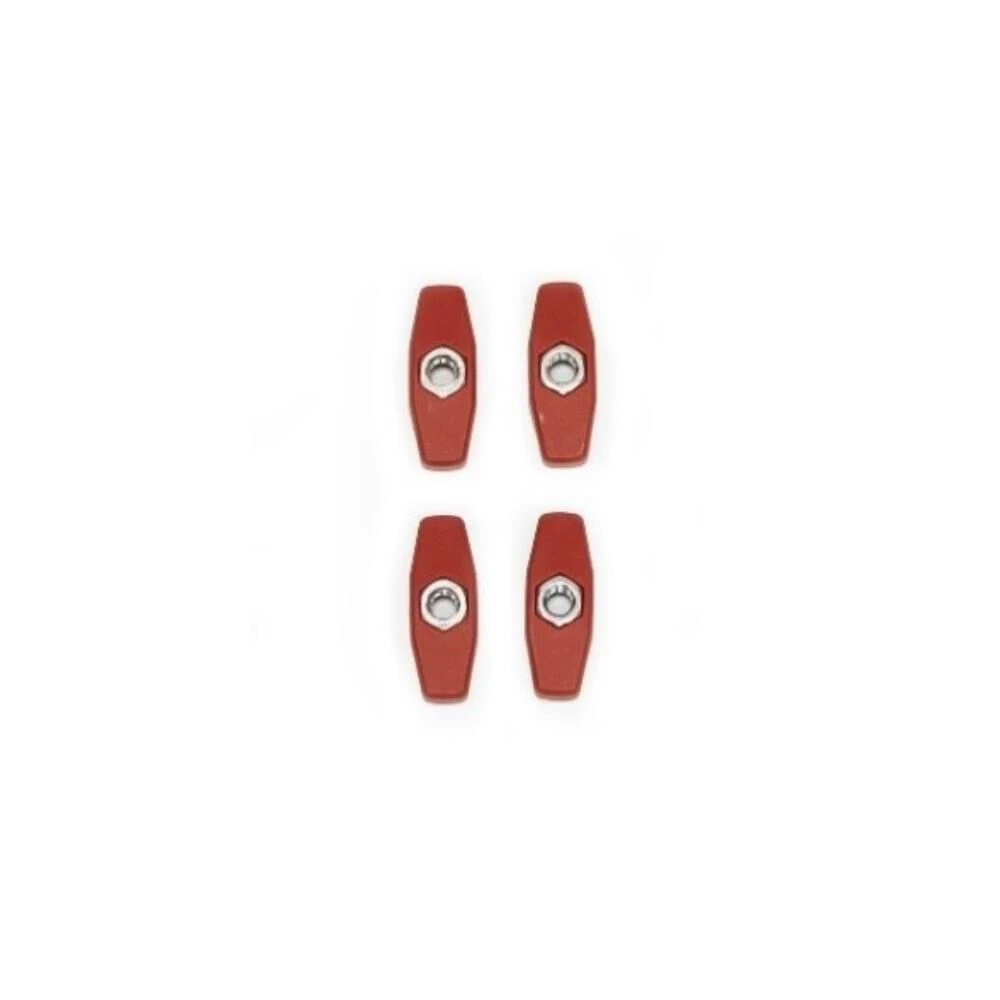 Prorack Red 2 Lobe Knob With M6 Nut - Spare Part, 4 Piece, M6 Nut - SP021 Prorack Red 2 Lobe Knob With M6 Nut - Spare Part, 4 Piece, M6 Nut - SP021 -Prorack Shop SCA SPO1813407 hi res
