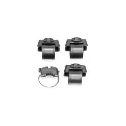 Prorack Kayak Holder Oval Bar Clamps - Spare Part, 4 Piece - SP046