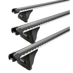 Prorack Heavy Duty Roof Racks Triple Bar 1500mm With K324 Fitting Kit T18K3243BAR